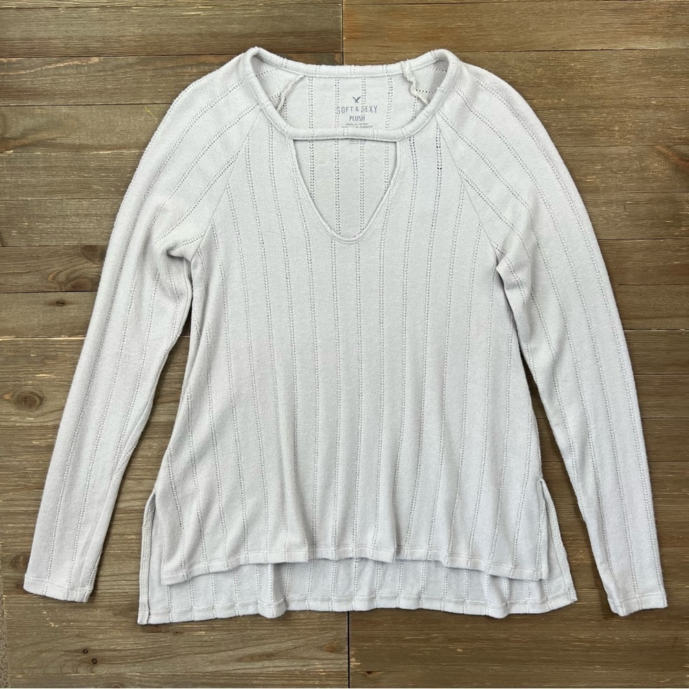 NWT AE Soft & Sexy Plush Long Sleeve Top
